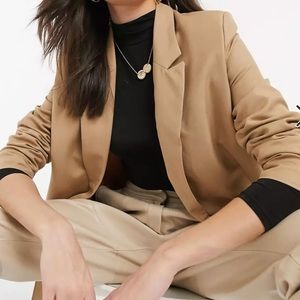 ASOS DESIGN Perfect Blazer in Camel
